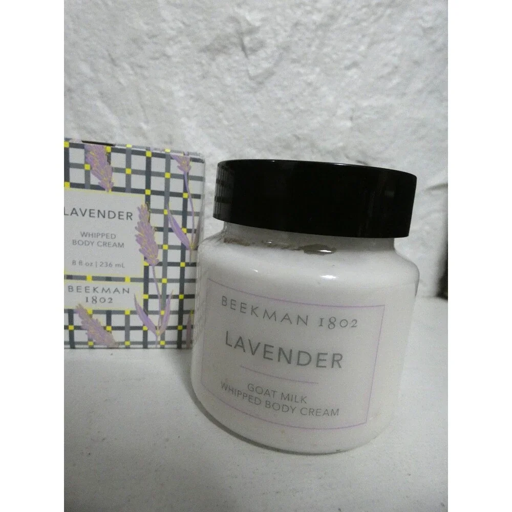 Beekman 1802 New Lavender Goat Milk Whipped Body Cream 8 fl oz 236 ml